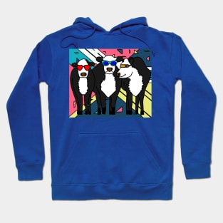 Funny Cow With Sunglasses Muh Hoodie